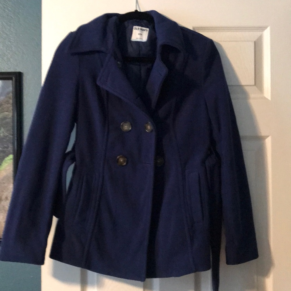 Old Navy Peacoat in Navy Blue Size Small